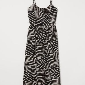 H&M Zebra Print Summer Dress - 8
